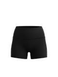 form short bike shorts black color